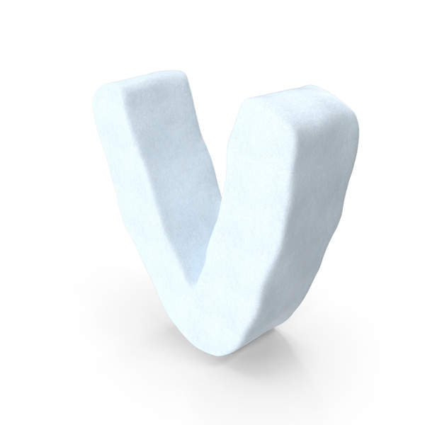 Language: Snow Letter V PNG & PSD Images Language: Snow Letter V PNG & PSD Images