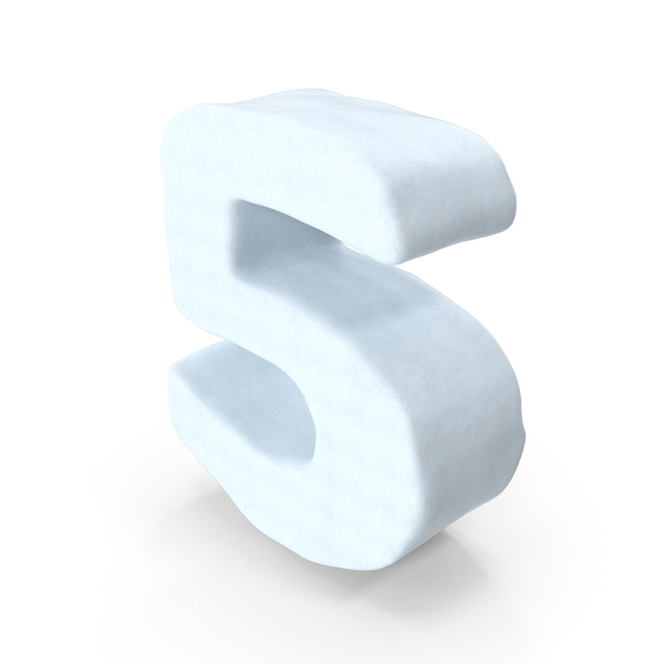 Number: Snow Symbol 5 PNG & PSD Images