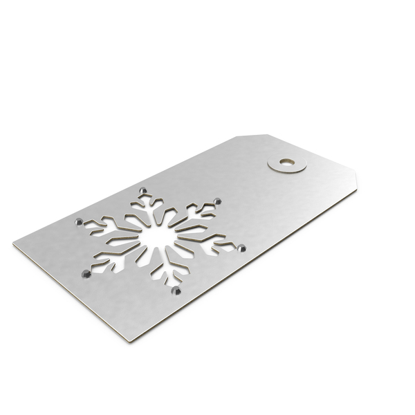 Snowflake Gift Label PNG & PSD Images Snowflake Gift Label PNG & PSD Images