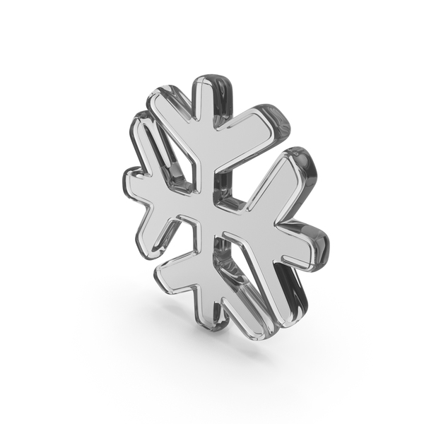 Symbols: Snowflake Glass Symbol PNG & PSD Images