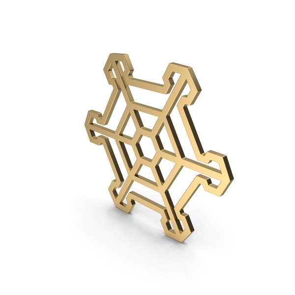 Snowflake Gold PNG & PSD Images Snowflake Gold PNG & PSD Images