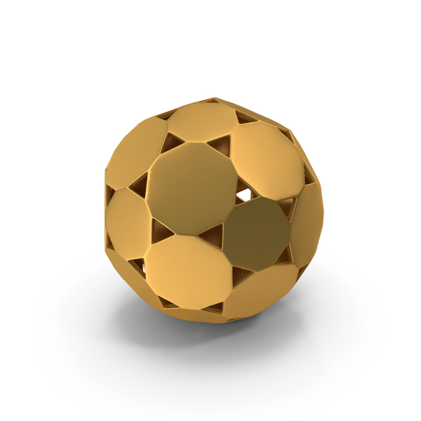 Soccer Ball Soccer Abstract Ball Icon Gold PNG & PSD Images