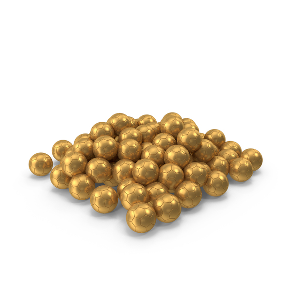 Soccer Ball Classical Gold Multi PNG & PSD Images