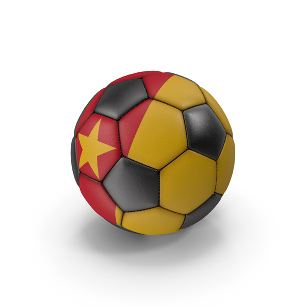 Soccer Ball: Soccerball Pro Clean Black Cameroon PNG & PSD Images