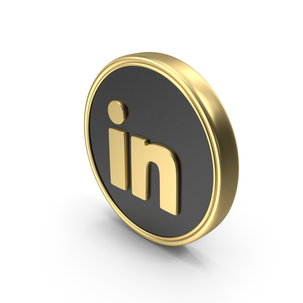 Computer: Social Media LinkedIn Coin Icon PNG & PSD Images