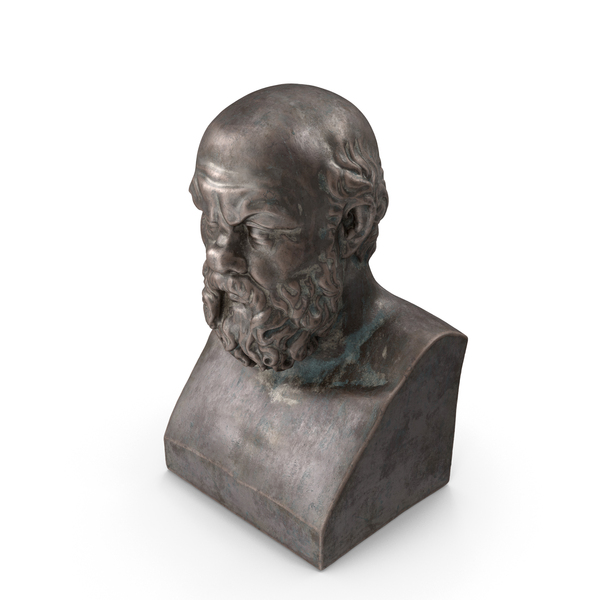 Socrates Bronze Outdoor Bust PNG & PSD Images Socrates Bronze Outdoor Bust PNG & PSD Images