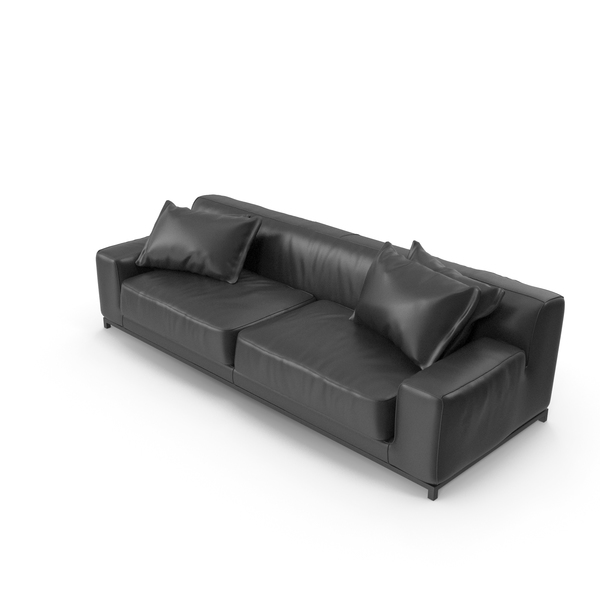 Leather: Sofa Black PNG & PSD Images Leather: Sofa Black PNG & PSD Images