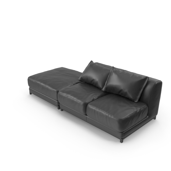Leather: Sofa Black PNG & PSD Images Leather: Sofa Black PNG & PSD Images
