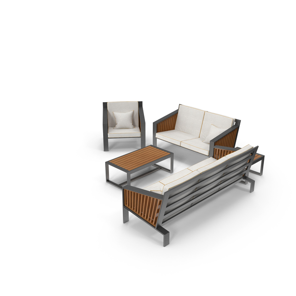 Sectional: Sofa Set PNG & PSD Images