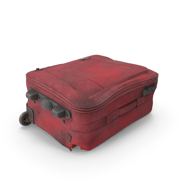 Rolling Suitcase: Soft Luggage Damaged PNG & PSD Images