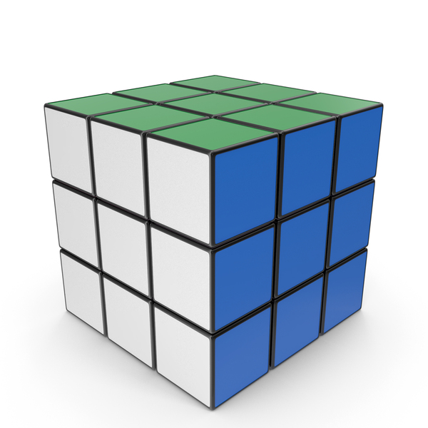 Puzzle: Solved Rubic Cube PNG & PSD Images