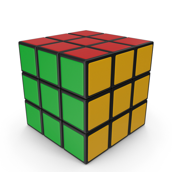 Toys: Solved Rubik's Cube PNG & PSD Images Toys: Solved Rubik's Cube PNG & PSD Images
