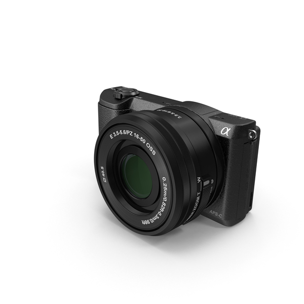 Digital Camera: Sony Alpha 5100 Black PNG & PSD Images Digital Camera: Sony Alpha 5100 Black PNG & PSD Images