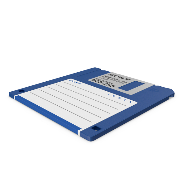 Floppy Disk: Sony MFD 2HD Double Sided Micro Diskette Blue PNG & PSD Images Floppy Disk: Sony MFD 2HD Double Sided Micro Diskette Blue PNG & PSD Images