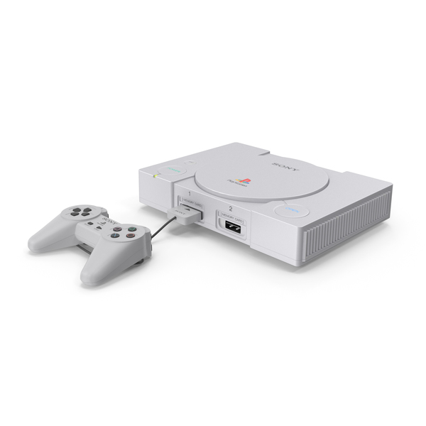 Game Console: Sony PlayStation Classic PNG & PSD Images Game Console: Sony PlayStation Classic PNG & PSD Images