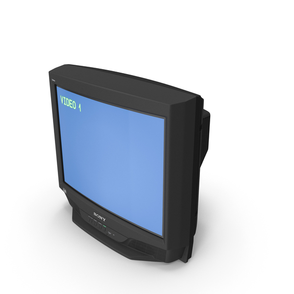 Television: Sony Trinitron KV 27S46 Retro CRT TV PNG & PSD Images Television: Sony Trinitron KV 27S46 Retro CRT TV PNG & PSD Images