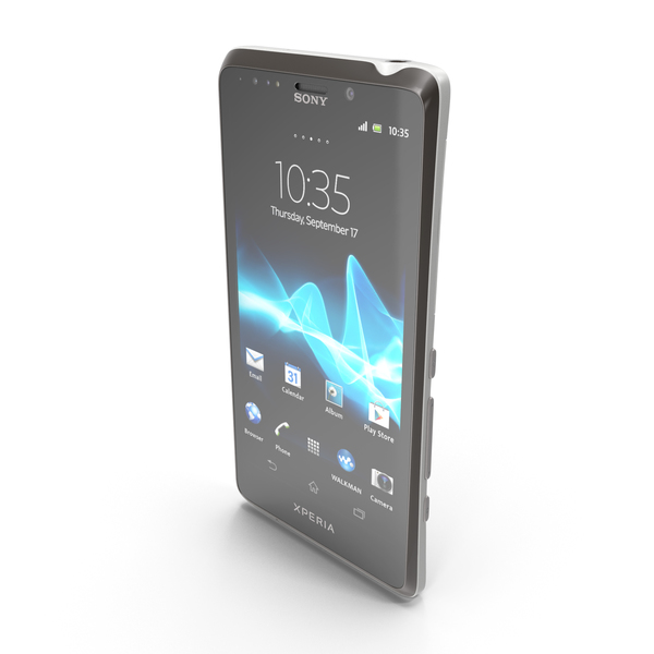 Cellphone: Sony Xperia T and LTE T White/Silver PNG & PSD Images Cellphone: Sony Xperia T and LTE T White/Silver PNG & PSD Images