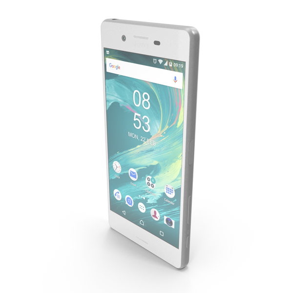 Smartphone: Sony Xperia X White PNG & PSD Images Smartphone: Sony Xperia X White PNG & PSD Images