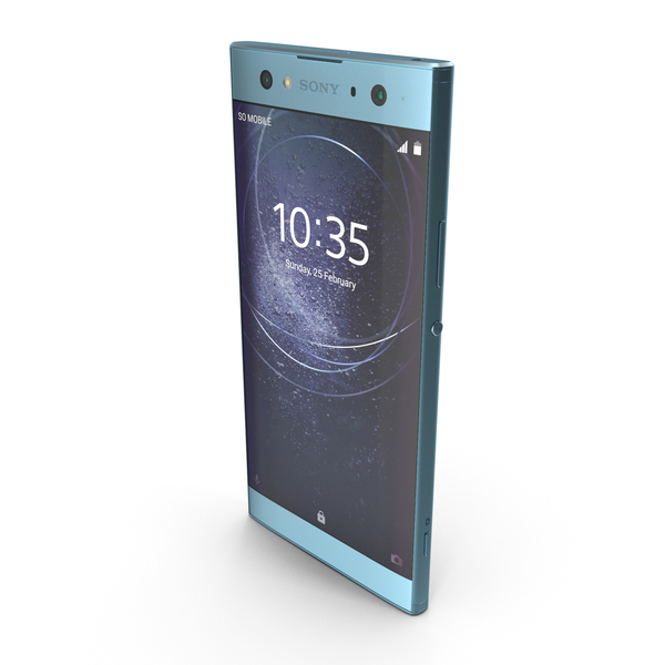 Smartphone: Sony Xperia XA2 Ultra Blue PNG & PSD Images Smartphone: Sony Xperia XA2 Ultra Blue PNG & PSD Images