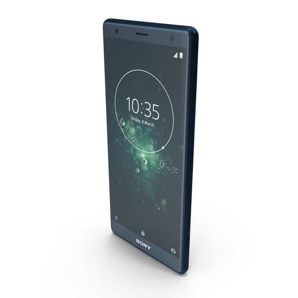 Smartphone: Sony Xperia XZ2 Deep Green PNG & PSD Images