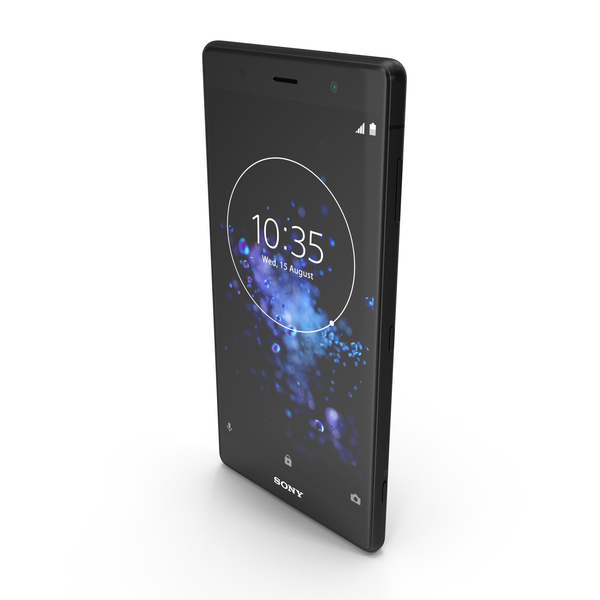 Smartphone: Sony Xperia XZ2 Premium Black PNG & PSD Images Smartphone: Sony Xperia XZ2 Premium Black PNG & PSD Images