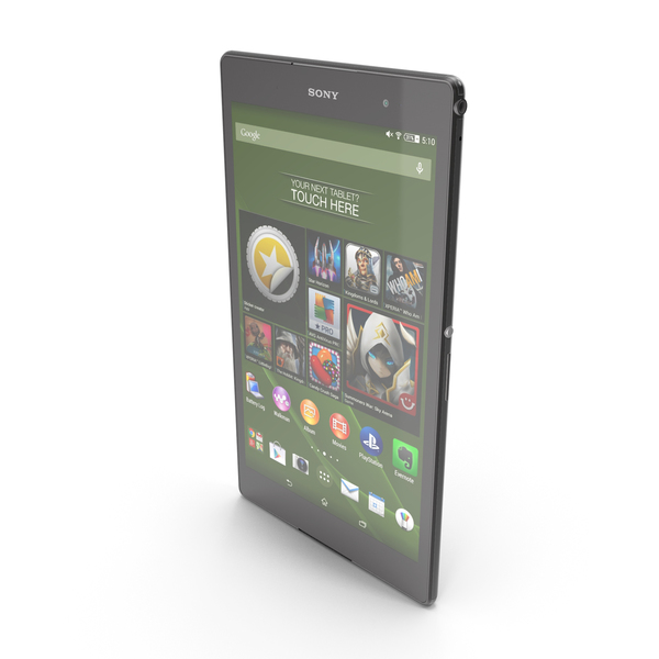 Computer: Sony Xperia Z3 Tablet Compact Black PNG & PSD Images Computer: Sony Xperia Z3 Tablet Compact Black PNG & PSD Images