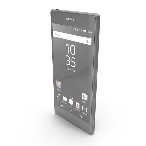 Smartphone: Sony Xperia Z5 Premium Chrome PNG & PSD Images
