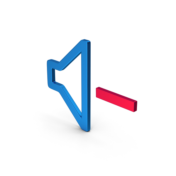 Logo: Sound Minus Colored Metallic PNG & PSD Images