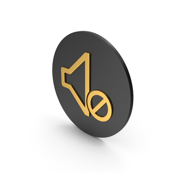 Logo: Sound OFF Gold Icon PNG & PSD Images Logo: Sound OFF Gold Icon PNG & PSD Images