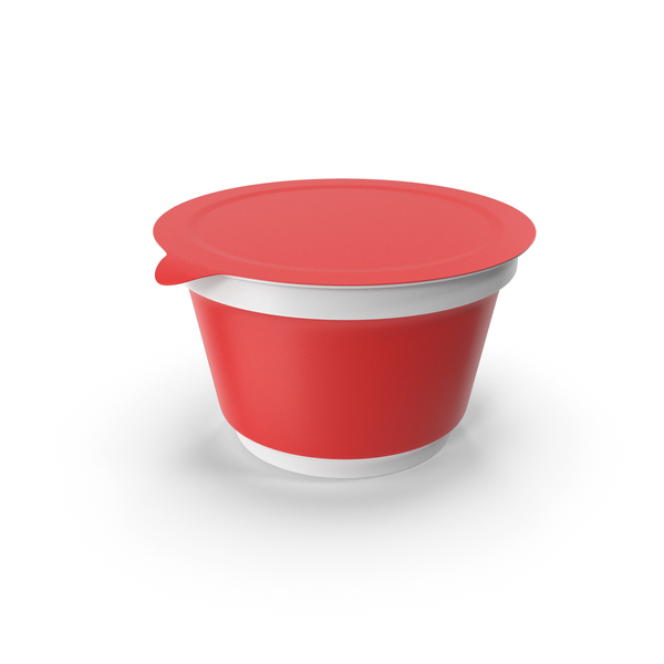 Takeaway Food Container: Sour Cream Cup Red PNG & PSD Images Takeaway Food Container: Sour Cream Cup Red PNG & PSD Images