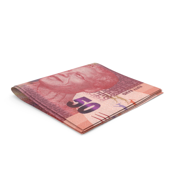 Banknote: South African Rand Banknotes Small Folded Stack PNG & PSD Images Banknote: South African Rand Banknotes Small Folded Stack PNG & PSD Images