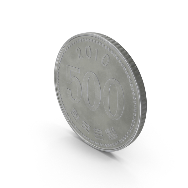 South Korea 500 Won Coin PNG & PSD Images South Korea 500 Won Coin PNG & PSD Images