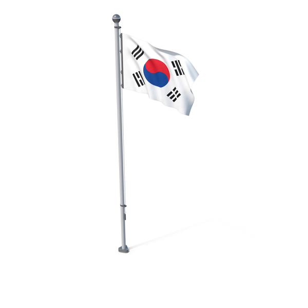 South Korea Cloth Flag Stand PNG & PSD Images South Korea Cloth Flag Stand PNG & PSD Images