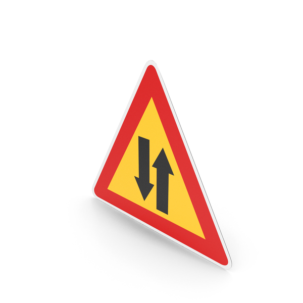 South Korean Sign Two Way Traffic PNG & PSD Images