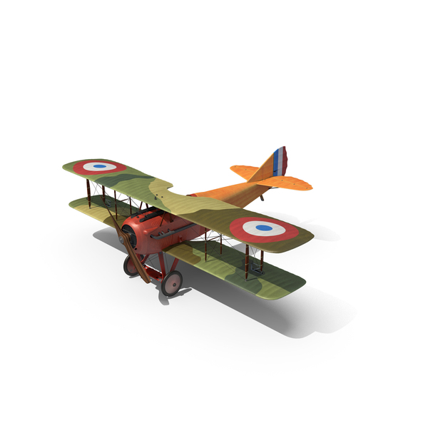 Biplane: Spad S.XIII Georges Madon PNG & PSD Images