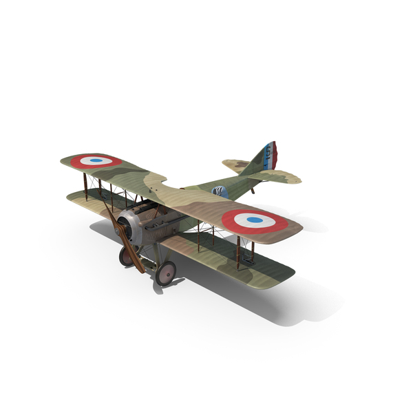Military Biplane: Spad S.XIII Michel Coiffard PNG & PSD Images