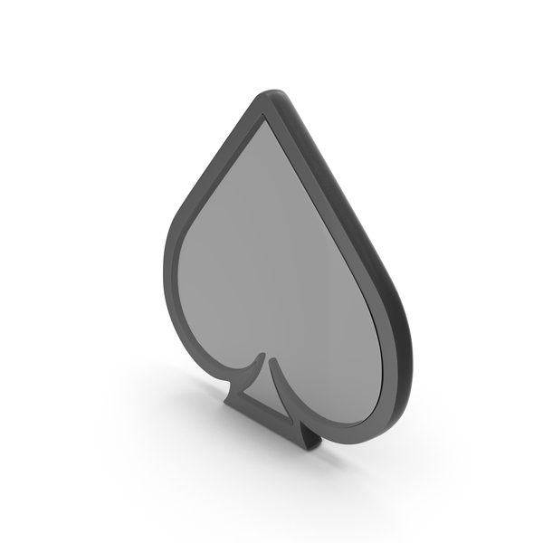 Symbols: Spade Playing Card Glass PNG & PSD Images