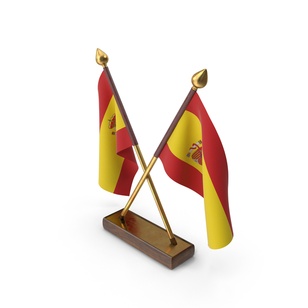Flag: Spain Cloth Two Flags Stand PNG & PSD Images Flag: Spain Cloth Two Flags Stand PNG & PSD Images