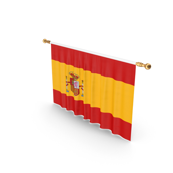 Spain Country Flag Hanging PNG & PSD Images