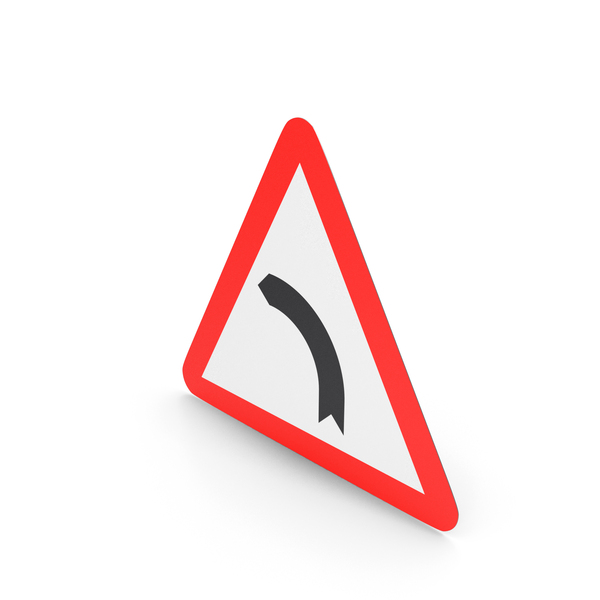 Spanish Sign Dangerous Curve to the Left PNG Images & PSDs for Download ...