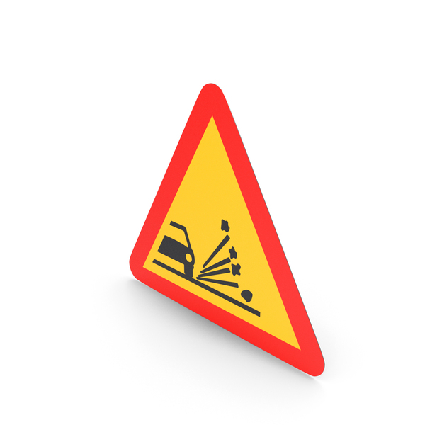 Traffic Signs: Spanish Sign Stone Chipping PNG & PSD Images Traffic Signs: Spanish Sign Stone Chipping PNG & PSD Images