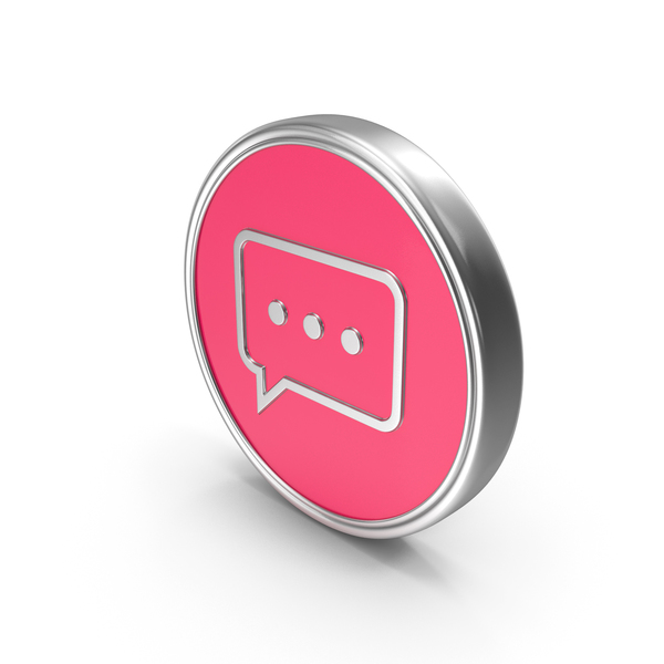Speech Balloon symbol Logo Coin Pink PNG & PSD Images Speech Balloon symbol Logo Coin Pink PNG & PSD Images