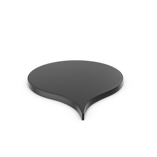 Speech Bubble Black PNG & PSD Images