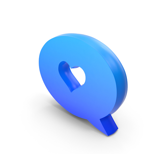 Balloon: Speech Bubble Chat Blue PNG & PSD Images