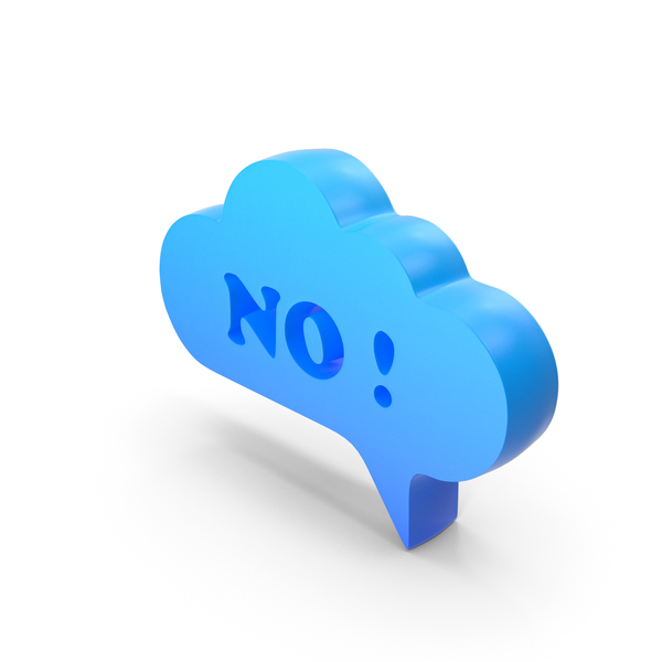 Balloon: Speech Bubble Chat Blue NO PNG & PSD Images