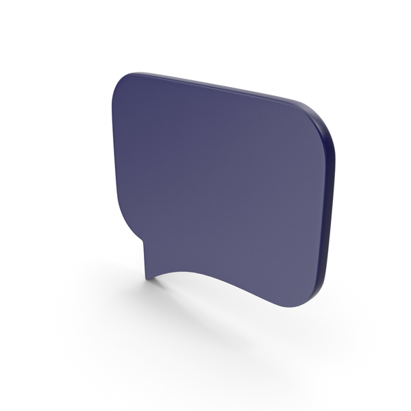 Speech Bubble Dark Blue PNG Images & PSDs for Download PixelSquid