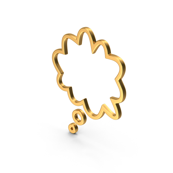 Balloon: Speech Bubble Gold PNG & PSD Images Balloon: Speech Bubble Gold PNG & PSD Images