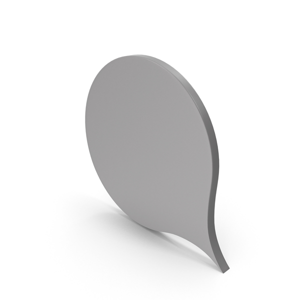Industrial Equipment: Speech Bubble Grey PNG & PSD Images