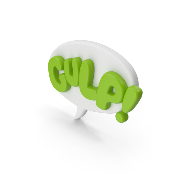 Balloon: Speech Bubble GULP! PNG & PSD Images Balloon: Speech Bubble GULP! PNG & PSD Images