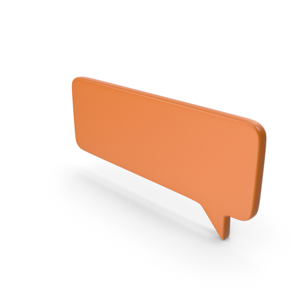 Balloon: Speech Bubble Orange PNG & PSD Images Balloon: Speech Bubble Orange PNG & PSD Images